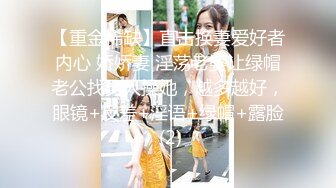 【重金稀缺】直击换妻爱好者内心 娇娇妻 淫荡老婆让绿帽老公找男人操她，越多越好，眼镜+反差+淫语+绿帽+露脸 (2)