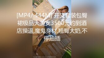 [MP4/ 444M] 开叉套装包臀裙极品大美女3500元约到酒店操逼,魔鬼身材,翘臀大奶,不停抽插