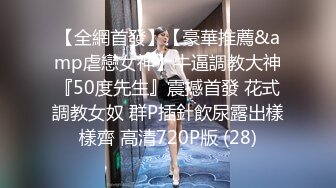 【全網首發】【豪華推薦&amp虐戀女神】牛逼調教大神『50度先生』震撼首發 花式調教女奴 群P插針飲尿露出樣樣齊 高清720P版 (28)