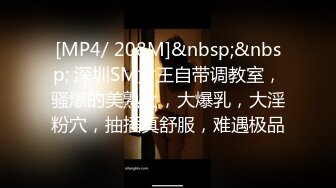 [MP4/ 208M]&nbsp;&nbsp; 深圳SM女王自带调教室，骚爆的美熟女，大爆乳，大淫粉穴，抽插真舒服，难遇极品