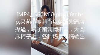 [MP4/ 560M]&nbsp;&nbsp;呆萌小萝莉肖兔兔情趣酒店操逼，镜子前调情扣穴，大圆床椅子上，各种场景尽情输出